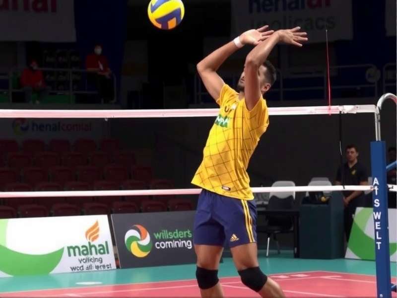 Mahal Volley Hero Pro Strategy Mahal Volley Hero pro player executing a fake spike move