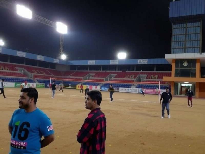 Mahal Volley Hero Diwali Celebration Mahal Volley Hero Diwali special event with lit diyas in the stadium