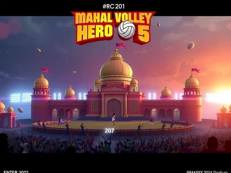 Mahal Volley Hero Upcoming Stadium Teaser image of Mahal Volley Hero's upcoming Golden Temple stadium